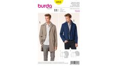 Strih Burda 6932 - Pánsky kabát