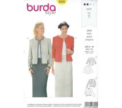 Strih Burda 8949 - Dámske sako