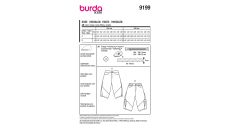 Strih Burda 9199 - Detské háremové nohavice