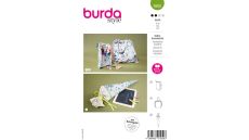 Strih Burda 9200 - Detský školský program: peračník, vrece na telocvik a školský kužeľ