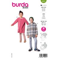 Strih Burda 9207 - Detský kabát