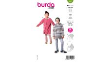 Strih Burda 9207 - Detský kabát