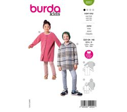 Strih Burda 9207 - Detský kabát