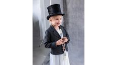 Strih Burda 9215 - Dievčenské kabát a športové sako z buklé