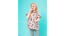 Strih Burda 9218 - Dievčenské legíny a nočné košele