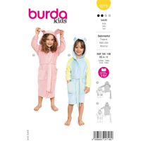 Strih Burda 9219 - Detský župan