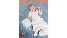 Strih Burda 9221 - Detské krstinové šaty a čiapky