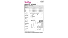 Strih Burda 9222 - Detské elastické nohavice