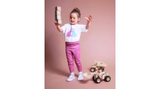 Strih Burda 9222 - Detské elastické nohavice