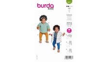 Strih Burda 9231 - Bunda a tepláčky pre bábätká