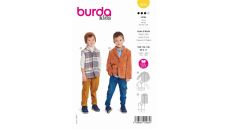 Strih Burda 9234 - Sako a vesta pre chlapcov