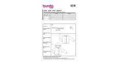 Strih Burda 9236 - Kabátik s kapucňou pre dievčatá a chlapcov