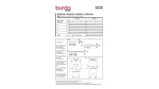 Strih Burda 9239 - Detské šaty, blúzka a tepláčiky