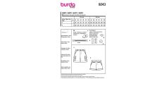 Strih Burda 9243 - Šortky, vreckáče pre chlapcov