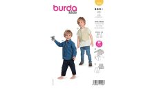 Strih Burda 9248 - Košeľa a vesta pre chlapcov