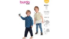 Strih Burda 9248 - Košeľa a vesta pre chlapcov