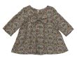 Strih Burda 9252 - Dievčenské áčkové šaty, blúzka