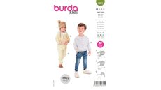 Strih Burda 9259 - Detská mikina a tepláky