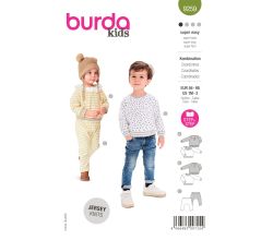 Strih Burda 9259 - Detská mikina a tepláky