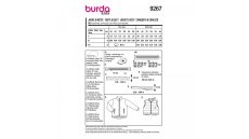 Strih Burda 9267 - Detský strih vesty a bundy