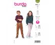 Strih Burda 9271 - Dievčenské a chlapčenské nohavice v dvojakom prevedení