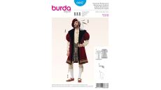 Strih Burda 6887 - Pánsky kostým z obdobia anglickej renesancie