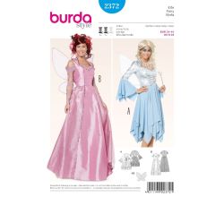 Strih Burda 2372 - Víla, nymfa, elfka