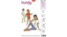 Strih Burda 9615 - Detské legíny