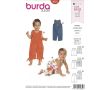 Strih Burda 9652 - Detský overal