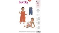Strih Burda 9652 - Detský overal