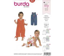 Strih Burda 9652 - Detský overal