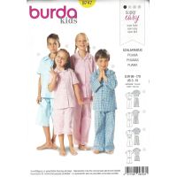 Strih Burda 9747 - Detské pyžamko