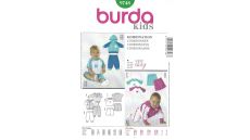 Strih Burda 9748 - Mikinka, tričko, tepláčky a šortky