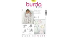 Strih Burda 9831 - Mikinka, nohavice, bodýčko a šatôčky