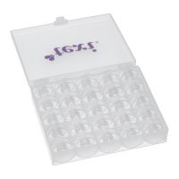 Sada 25 plastových cievok v krabičke pre Pfaff Creative, Expression