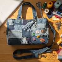 Praha 7.3. - Víkendový kurz upcyklácia džínsov - patchworková cestovná taška