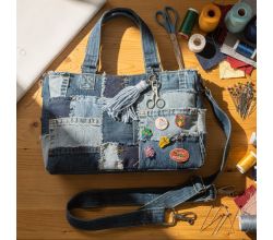 Brno 22.3. - Víkendový kurz upcyklácia džínsov - patchworková cestovná taška