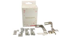 Sada 6 pätiek a vodičov pre overlock Janome 204D, 990D, 744D