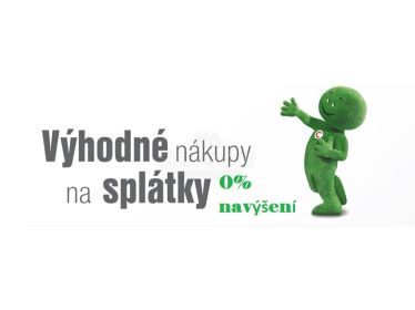 Výhodné nákupy na splátky 0% navýšenie