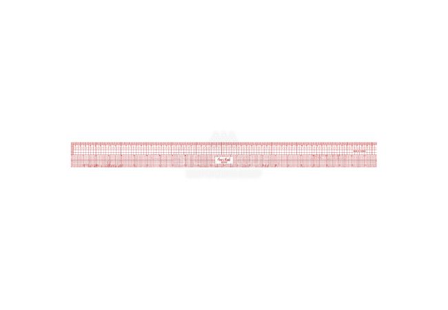 Rastrové pravítko 24"/60cm 2460 červené