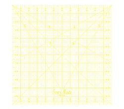 Rastrové pravítko 12"x12" E1212-YW žlté