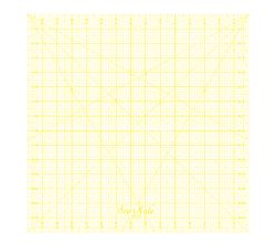 Rastrové pravítko 15"x15" E1515-YW žlté
