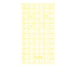 Rastrové pravítko 6.5"x12" E6512-YW žlté