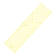 Rastrové pravítko 6.5"x24" E6524-YW žlté