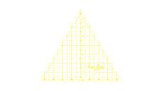 Rastrové pravítko 9.25"x8" ET608-YW žlté