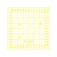 Rastrové pravítko 16x16cm M1616-YW žlté