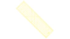 Rastrové pravítko na patchwork 16x60cm M1660-YW žlté