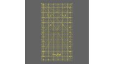 Rastrové pravítko 6.5"x12" E6512-YW žlté