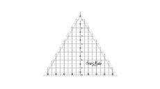 Rastrové pravítko na patchwork 9.25"x8" ET608-BK čierne