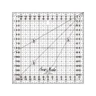 Rastrové pravítko 16x16cm M1616-BK čierne